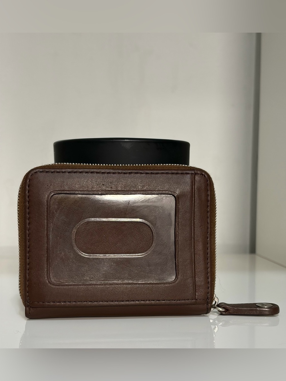 Vintage Coach Glove Tanned Chocolate Leather Zip-Around Wallet & Coin Purse - Picture 16 of 16